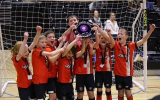 Luton Town won the Gold Cup at the charity futsal tournament