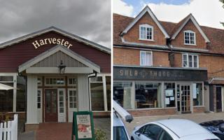 The Harvester and Sala Thong are among those restaurants to have five star food hygiene ratings in Stevenage.